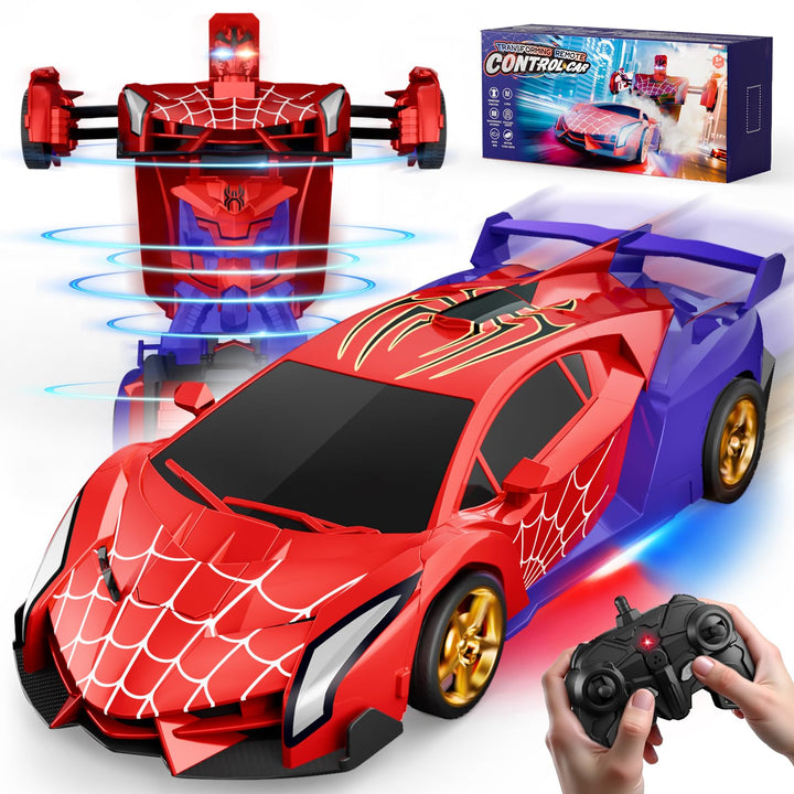 Carro Robot TIKAFONY Spider Rc 2en1 con Luces LED