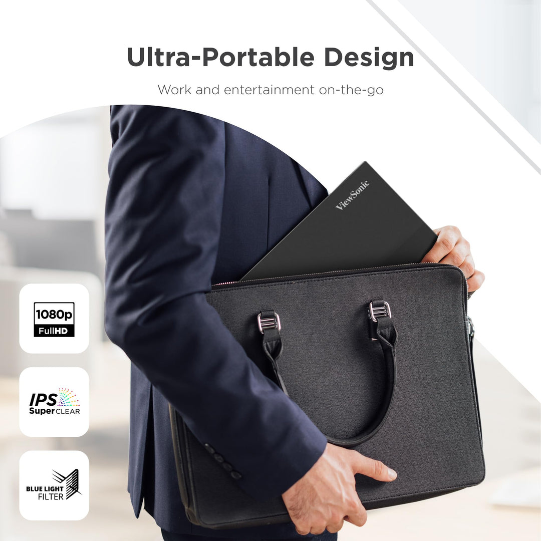 Monitor portatil ViewSonic VA1653 16" FHD IPS USB-C HDMI