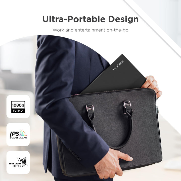 Monitor portatil ViewSonic VA1653 16" FHD IPS USB-C HDMI