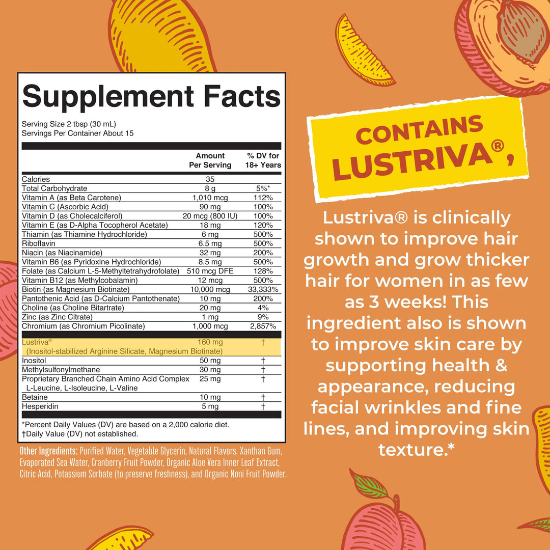 Multivitamínico Líquido MaryRuth + Crecimiento Capilar – Biotina 10.000 µg