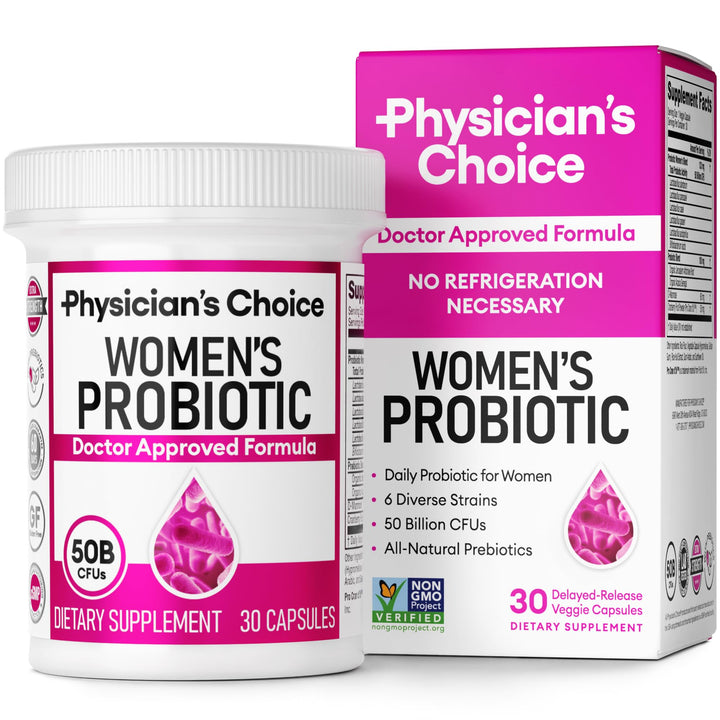 Probioticos para Mujeres Physician’s CHOICE - 50 mil millones CFU + Arandano