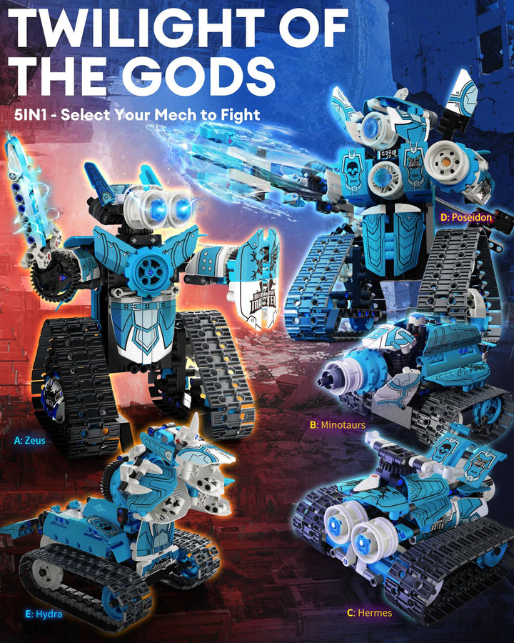 Robot Opmind 5 en 1 RC STEM Educativo con Control y App