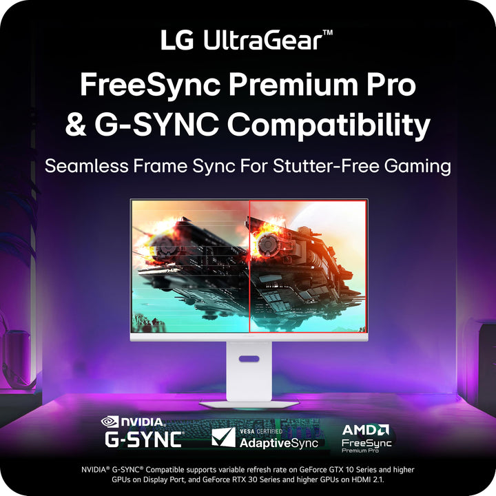 Monitor Gamer LG UltraGear 32G810SA-W 32" 4K 144Hz 1ms HDR USB-C