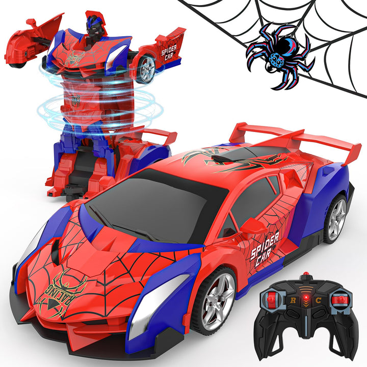 Carro Robot BLUEJAY Spider Rc 2en1 con Luces LED