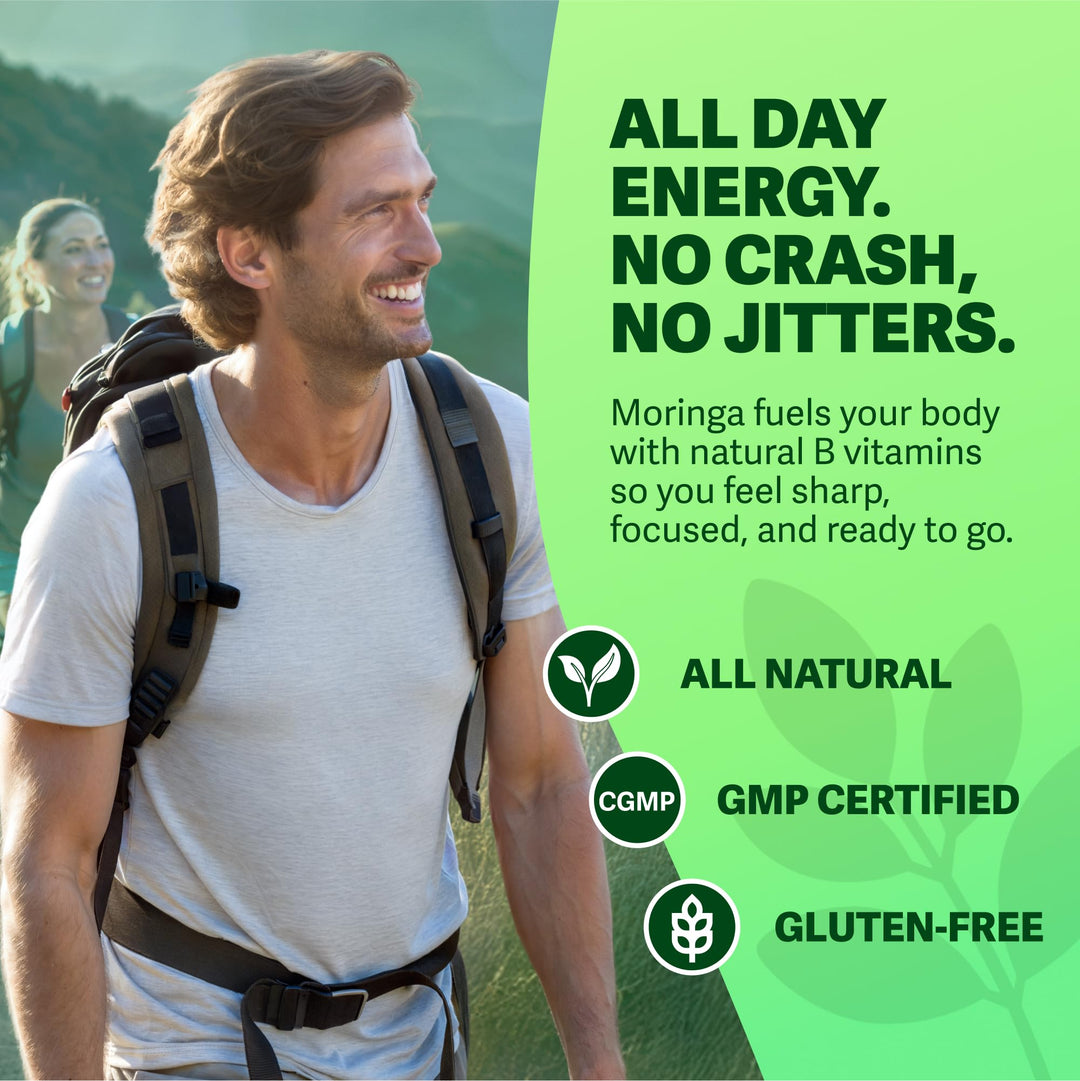 Rosabella Moringa 800 mg 60 Capsulas | Superalimento Verde