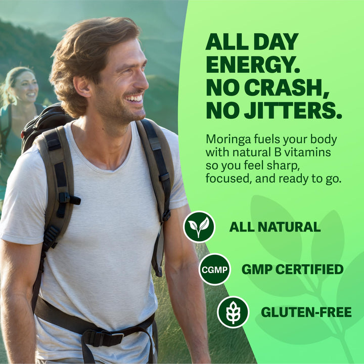 Rosabella Moringa 800 mg 60 Capsulas | Superalimento Verde