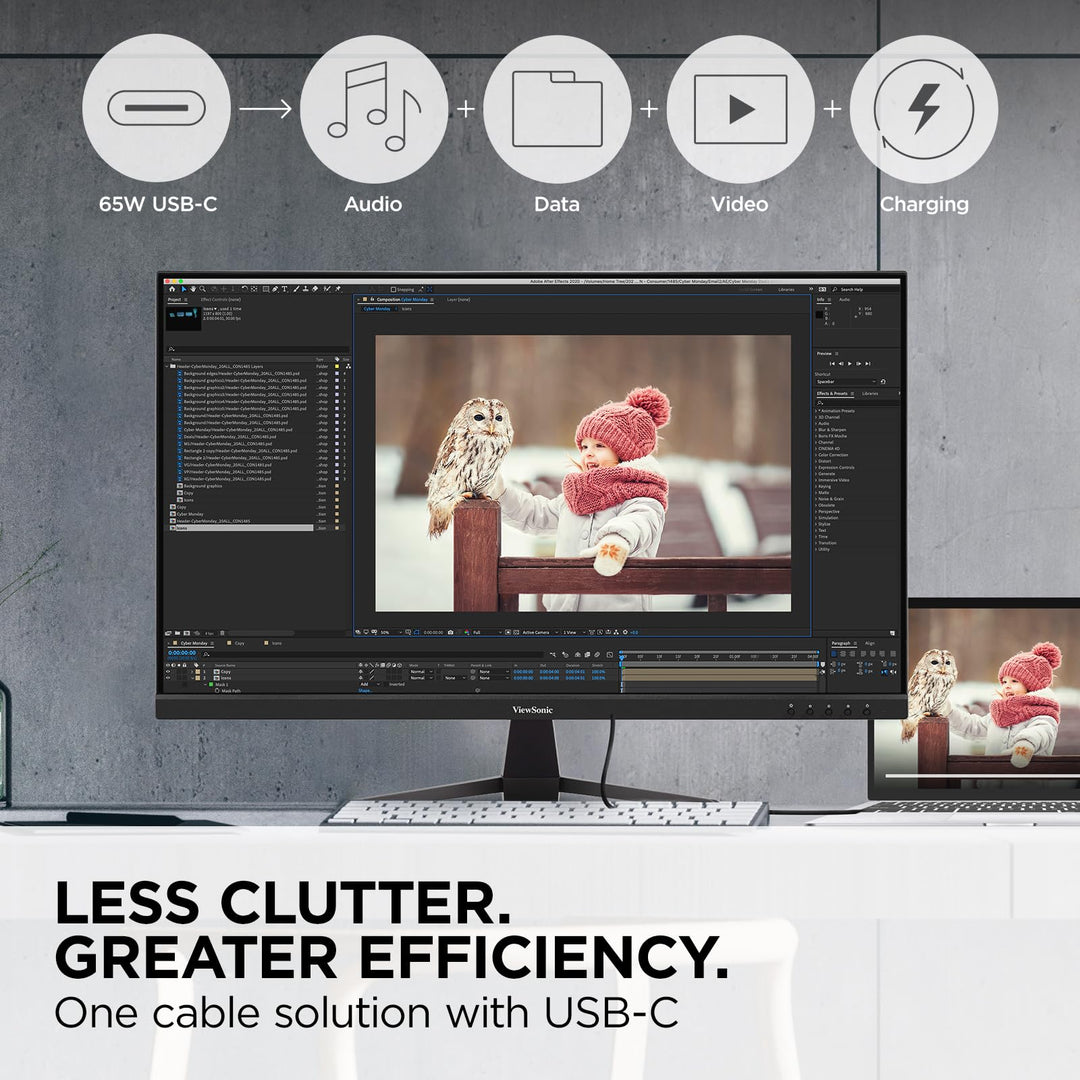 Monitor 4K ViewSonic VX3267U-4K 32" IPS HDR10 USB-C