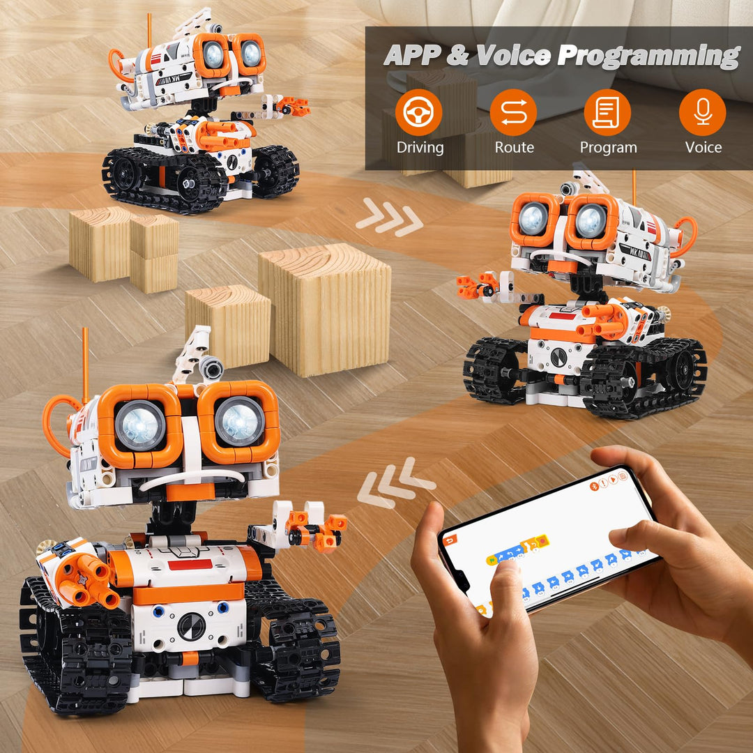 Robot Kyanio 3 en 1 RC STEM con Control y App Educativa
