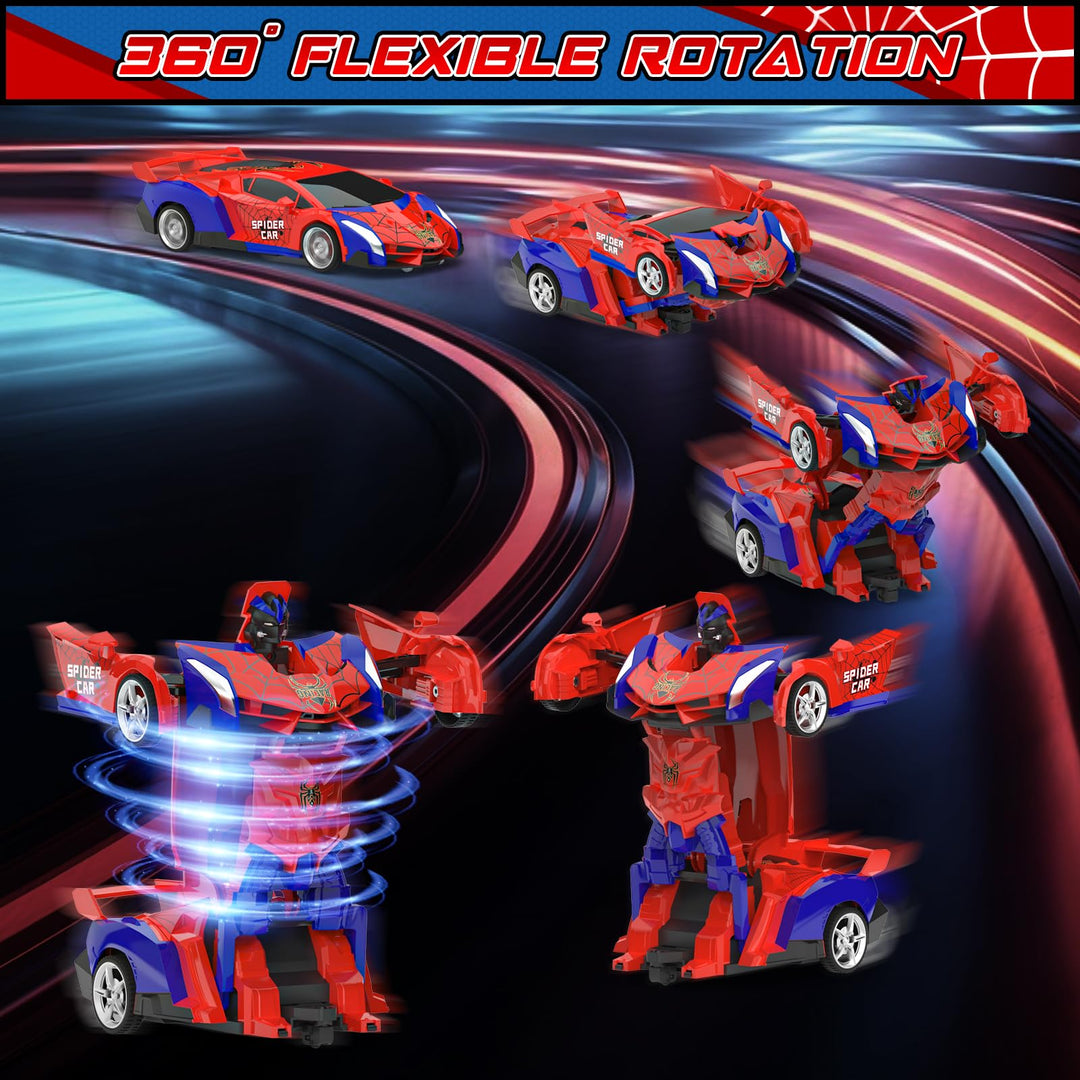 Carro Robot BLUEJAY Spider Rc 2en1 con Luces LED