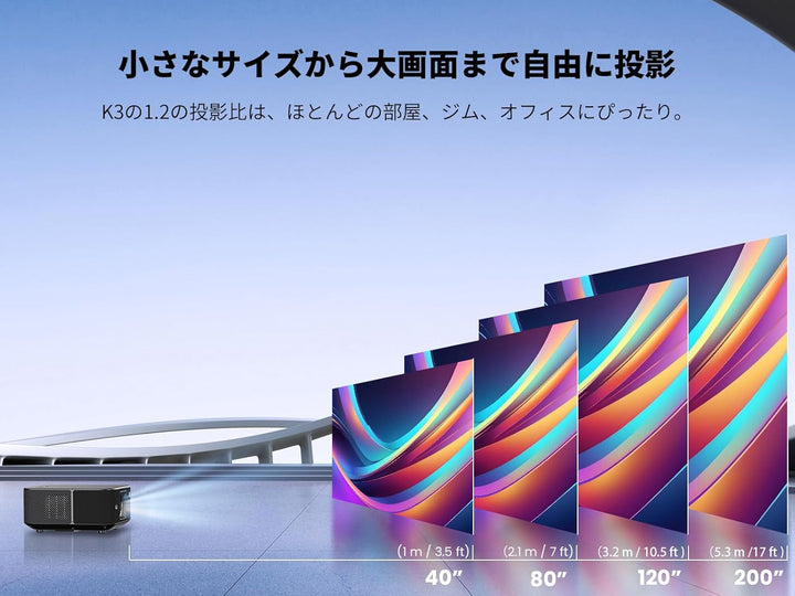 Yaber K3 Projector 1600 ANSI Smart Projector with Google TV, 30W Speaker Sound by JBL, Dolby Audio, Home/Outdoor Movie Projector with Wifi6 and Bluetooth, Auto Screen Adapation,Netflix 7000+App