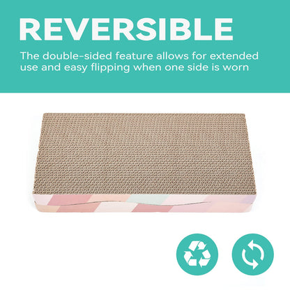 Set SIDAZON CSB-2 Rascadores Reversibles con Catnip para Gatos x2