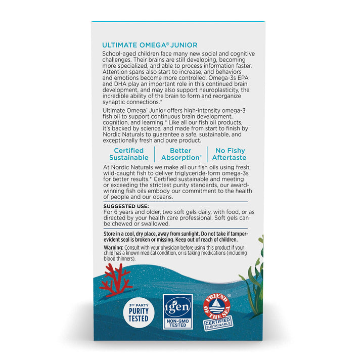 Nordic Naturals Omega-3 Niños 680mg - Sabor Fresa