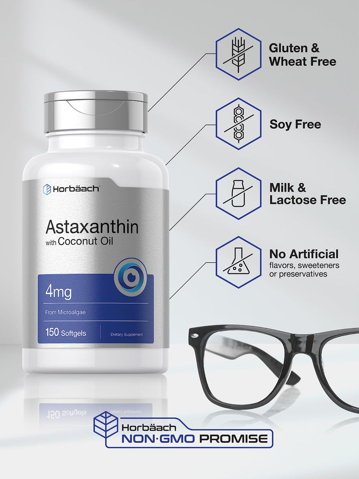 Horbaach Astaxantina 4 mg - 150 softgels