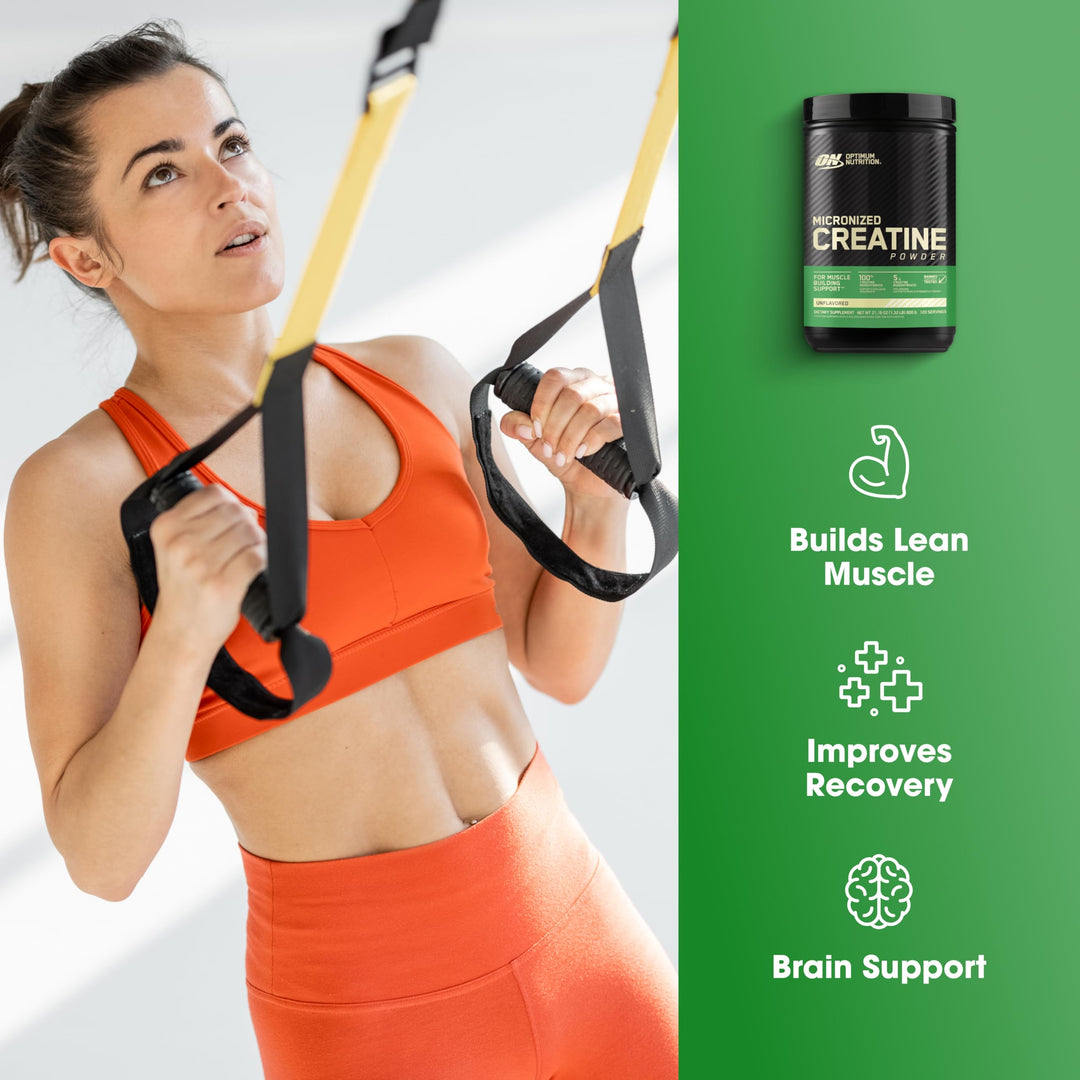 Creatina Micronizada Optimum Nutrition – Monohidrato 100 %, 600 g