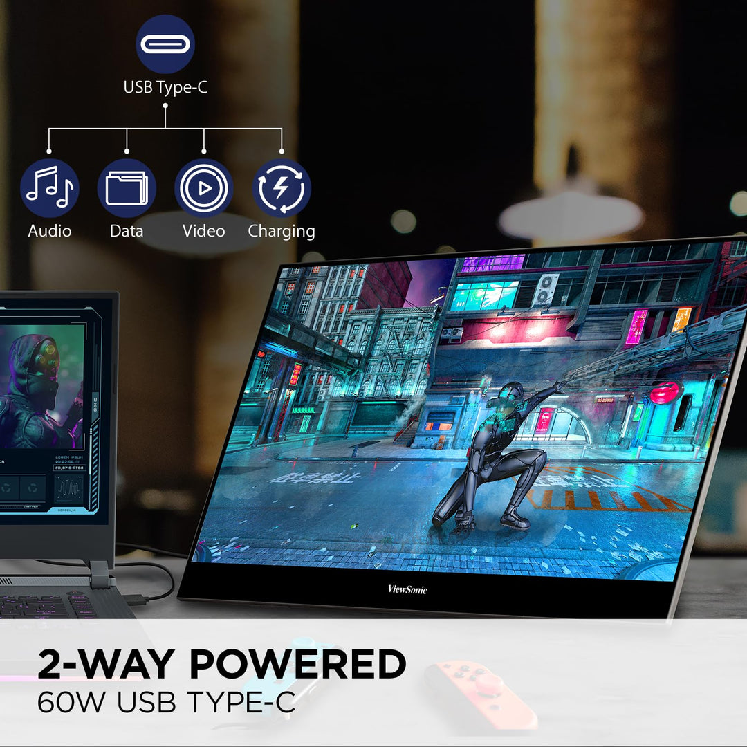 Monitor portatil OLED 4K ViewSonic VX1655-4K 15.6" USB-C