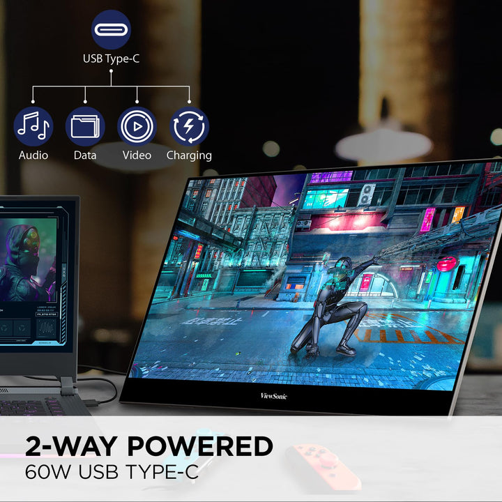 Monitor portatil OLED 4K ViewSonic VX1655-4K 15.6" USB-C