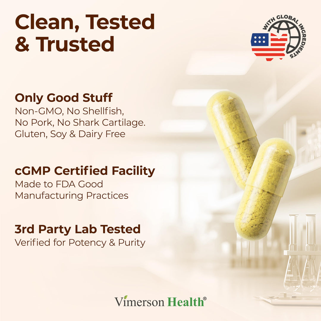 Vimerson Health Glucosamina + Condroitina 90 Capsulas | Formula Integral