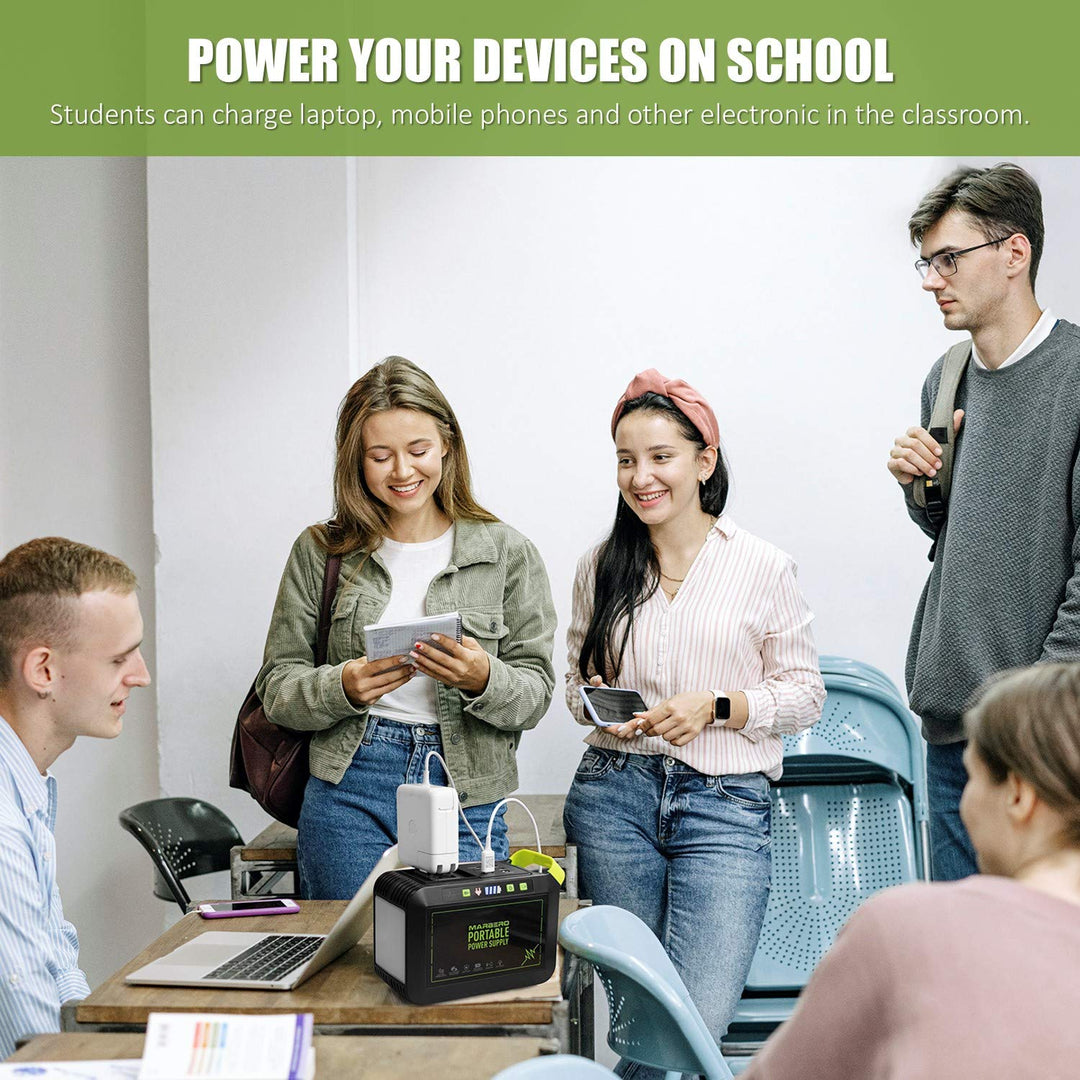 MARBERO Estación de Energía Portátil 88Wh con salida AC y carga solar rápida