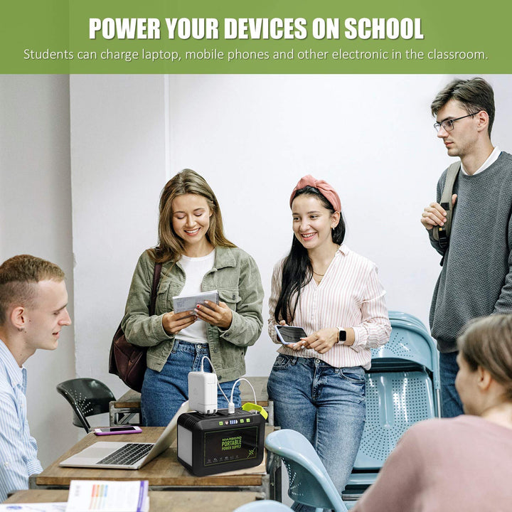 MARBERO Estación de Energía Portátil 88Wh con salida AC y carga solar rápida