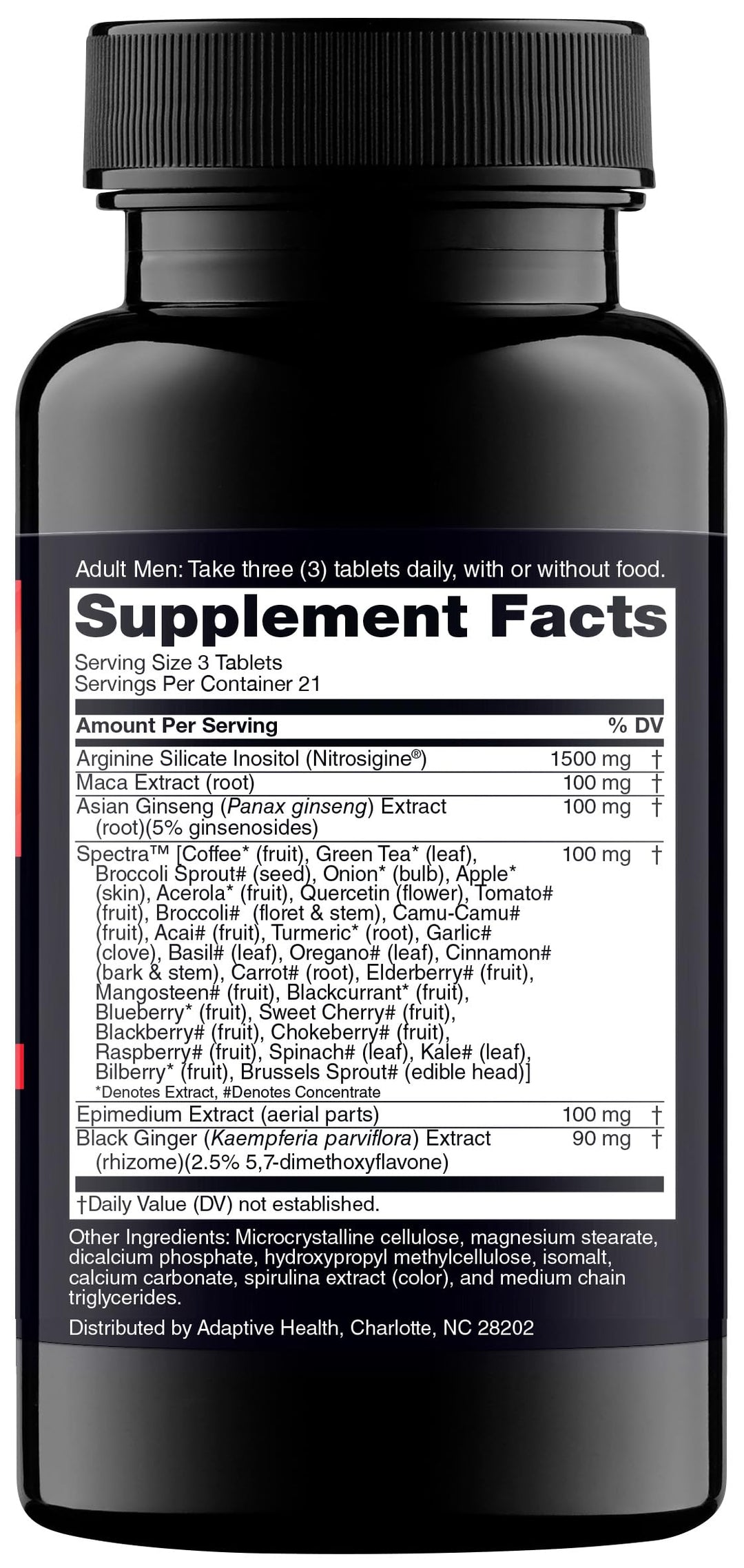 Nugenix Perform - Potenciador oxido Nitrico para Hombres (63 tabletas)