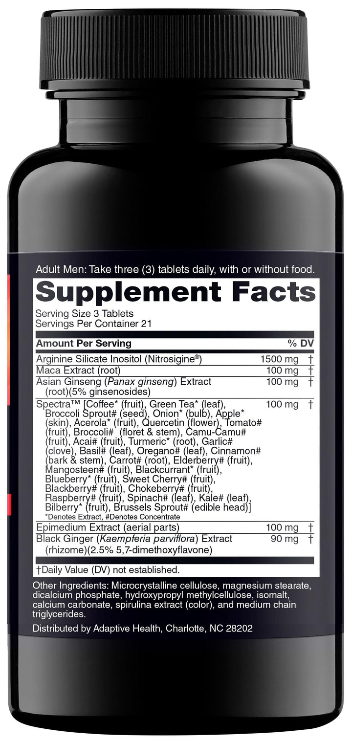 Nugenix Perform - Potenciador oxido Nitrico para Hombres (63 tabletas)