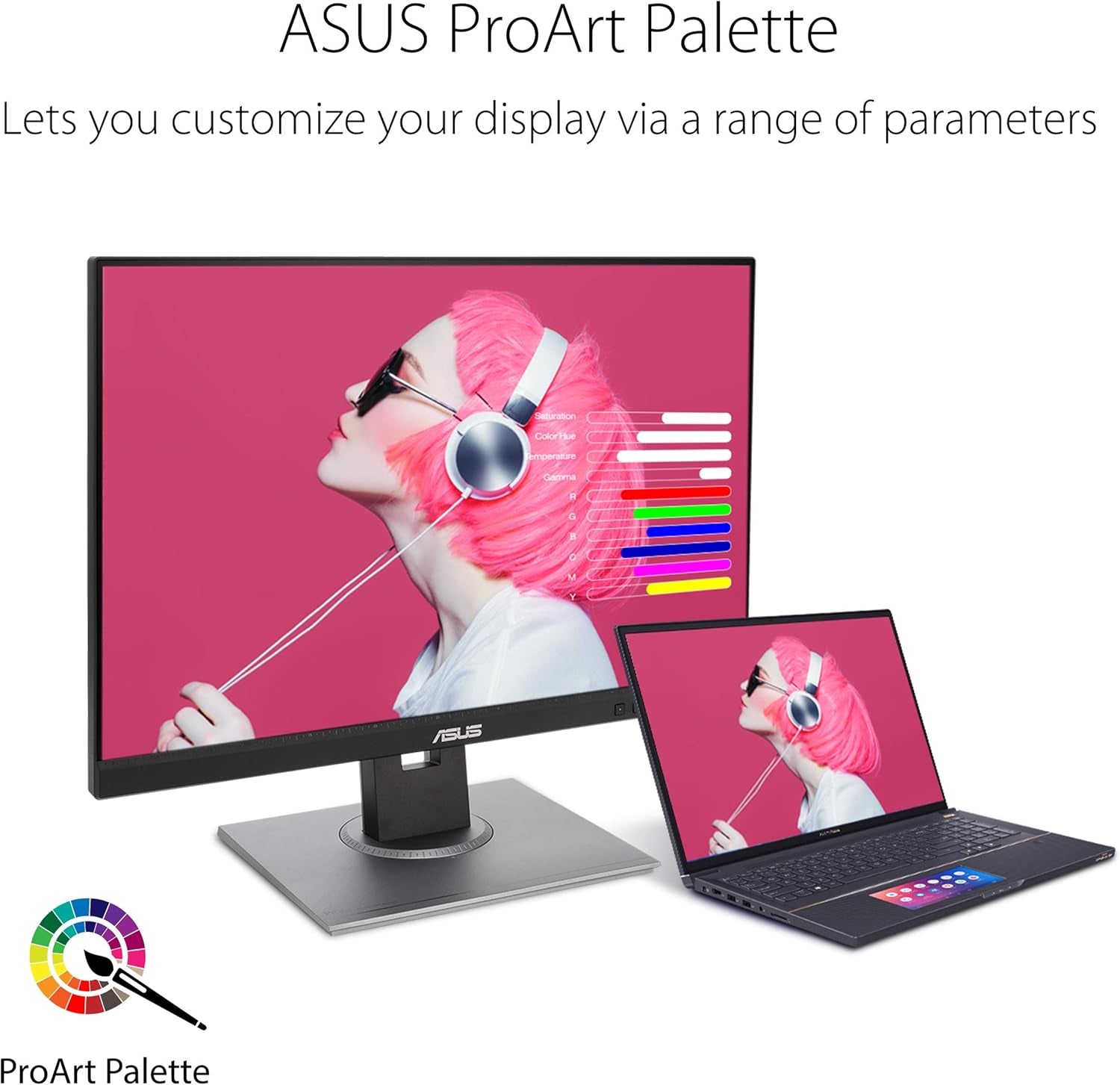 ASUS Proart Display PA248QV 24.1” WUXGA (1920 X 1200) 16:10 Monitor, 100% Srgb/Rec.709 ΔE < 2, IPS, Displayport HDMI D-Sub, Calman Verified, Anti-Glare, Tilt Pivot Swivel Height Adjustable, Black