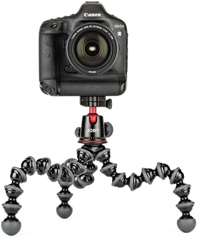 JOBY Gorillapod 5K Kit, Flexible Professional Tripod with Ballhead, for DSLR Camera and Csc/Mirrorless with Lens, up to 5 Kg Payload (11Lbs), Black