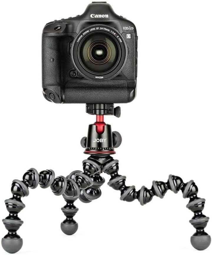 JOBY Gorillapod 5K Kit, Flexible Professional Tripod with Ballhead, for DSLR Camera and Csc/Mirrorless with Lens, up to 5 Kg Payload (11Lbs), Black
