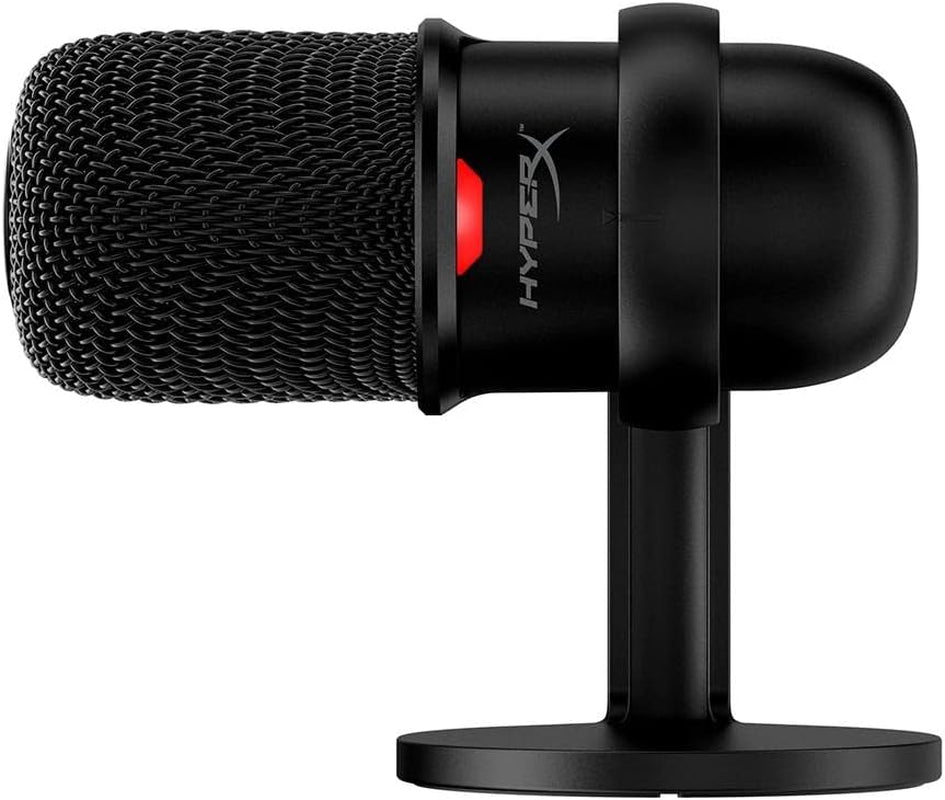 Hyperx Solocast – USB Condenser Gaming Microphone, for PC, PS4, PS5 and Mac, Tap-To-Mute Sensor, Cardioid Polar Pattern, Great for Streaming, Podcasts, Twitch, Youtube, Discord,Black