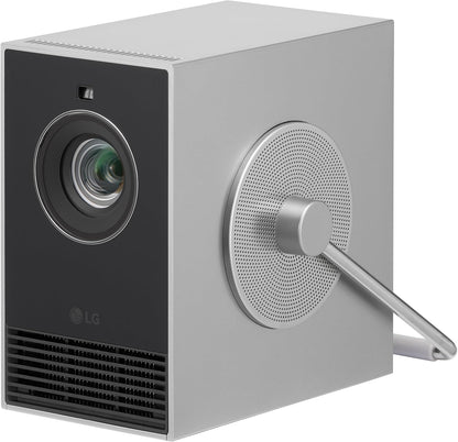 LG Cinebeam Q HU710PB 4K Smart Portable Projector with Auto Screen Adjustment, Auto Focus, RGB Laser, up to 154% DCI-P3