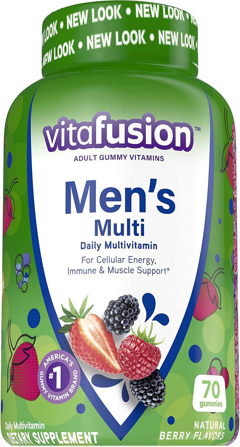 Vitafusion Men'S Daily Multivitamin Gummy 70 Ea