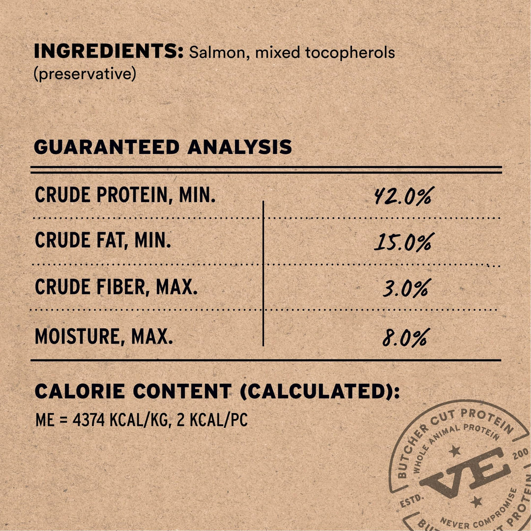 Snacks Vital Essentials gatos bites salmon liofilizado 1.1 oz