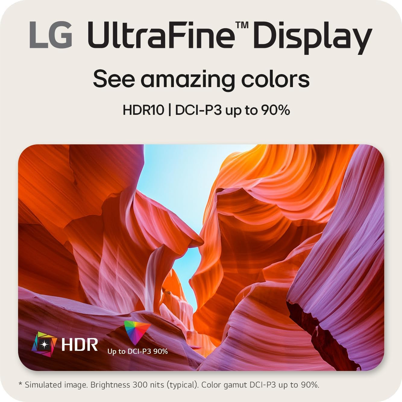 LG 27US500-W Ultrafine Monitor 27-Inch 4K UHD (3840X2160) HDR10 IPS Borderless Design Reader Mode Flicker Safe Switch App HDMI Displayport - White