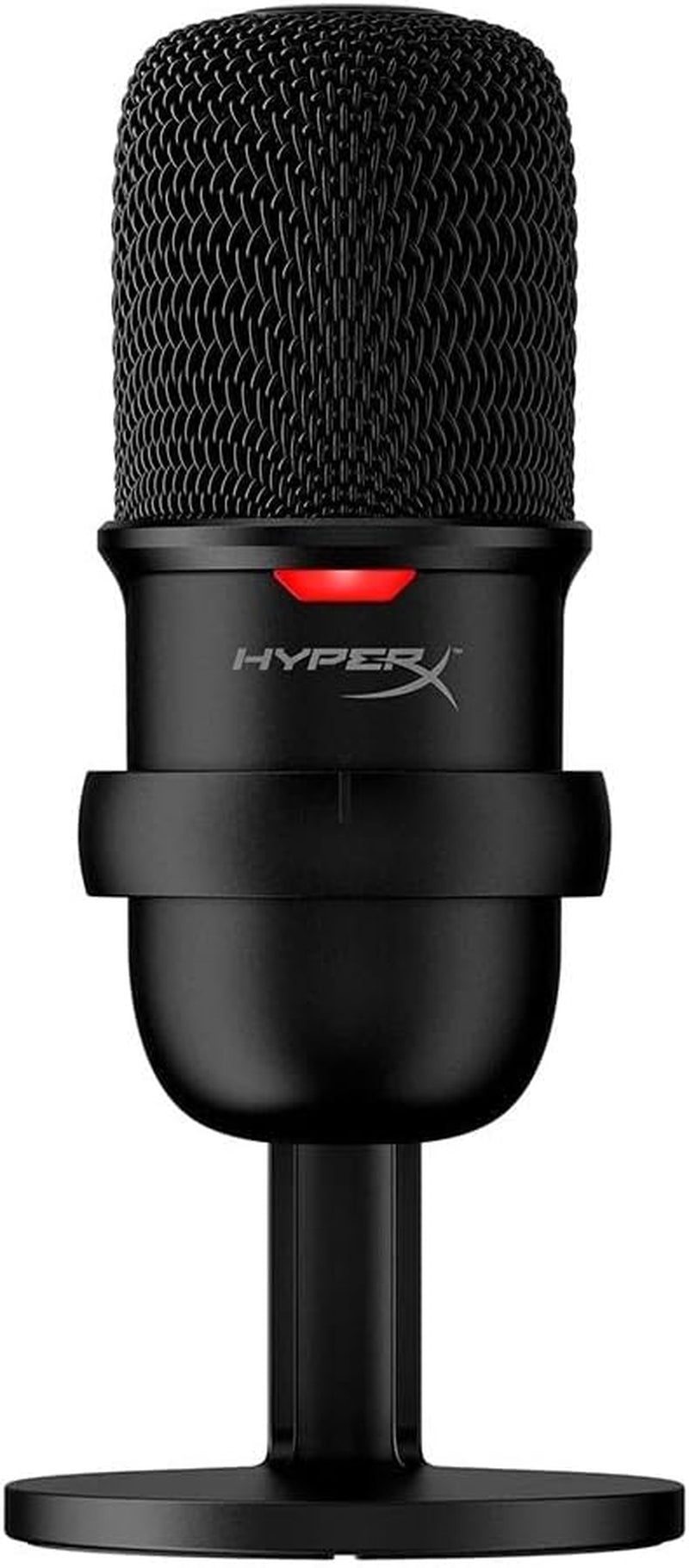 Hyperx Solocast – USB Condenser Gaming Microphone, for PC, PS4, PS5 and Mac, Tap-To-Mute Sensor, Cardioid Polar Pattern, Great for Streaming, Podcasts, Twitch, Youtube, Discord,Black