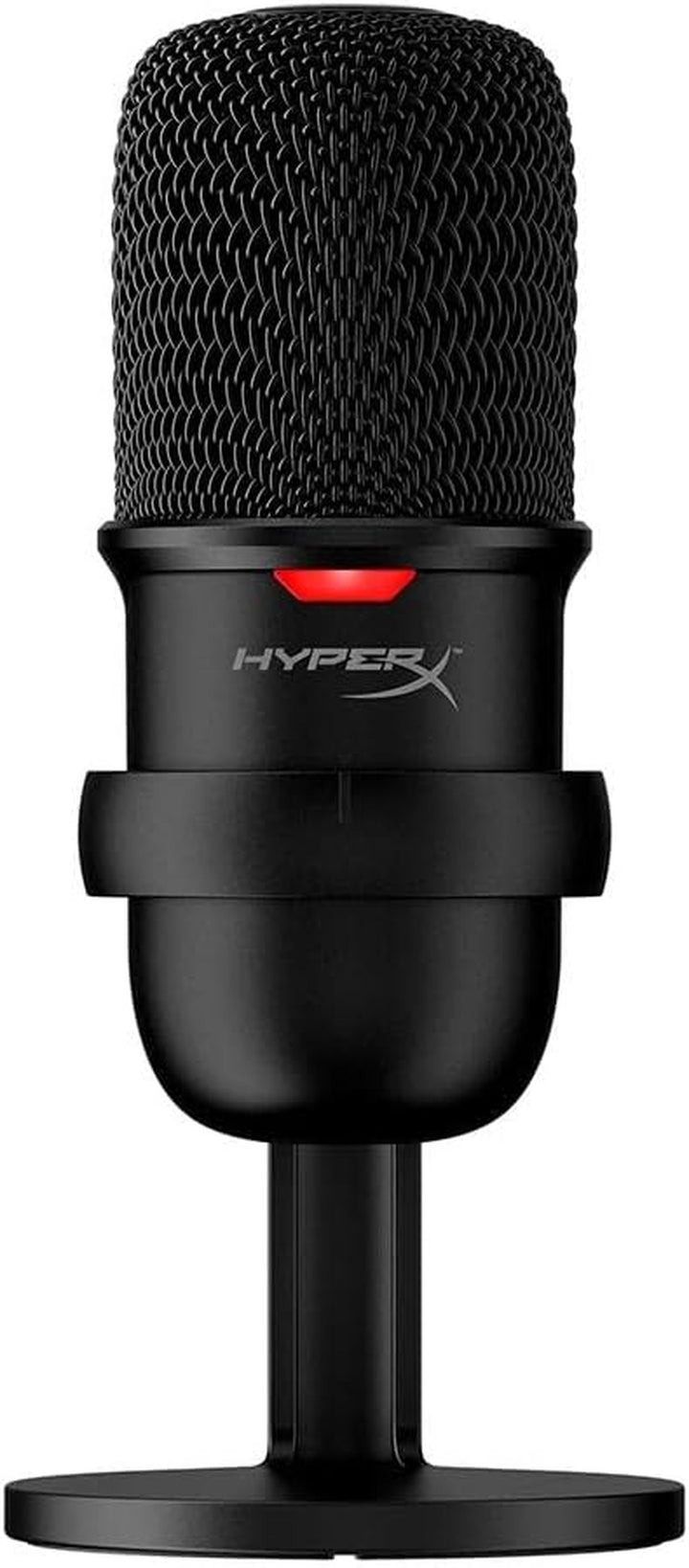 Hyperx Solocast – USB Condenser Gaming Microphone, for PC, PS4, PS5 and Mac, Tap-To-Mute Sensor, Cardioid Polar Pattern, Great for Streaming, Podcasts, Twitch, Youtube, Discord,Black