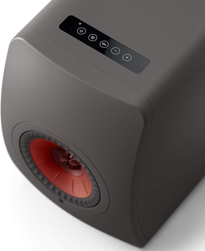KEF LS50 Wireless II Powered Bookshelf Speakers - Pair (Titanium Grey)