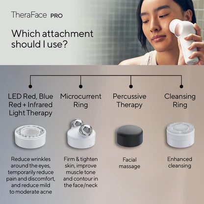 PRO Microcurrent Facial Device - 8-In-1 Compact Face Massager, Facial Kit & Face Sculpting Tool with Light Therapy for Skin Tightening, anti Wrinkle, anti Aging & Skin Care (White)