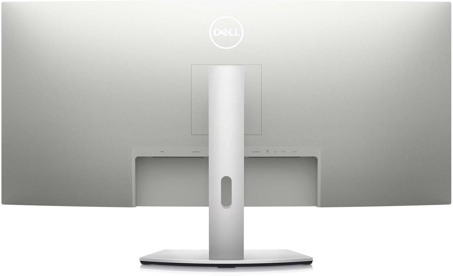 Dell S3423DWC Curved USB-C Monitor - 34-Inch WQHD (3440X1440) 100Hz 4Ms 21:9 Display, USB-C Connectivity, 2 X 5W Audio Output, 16.7 Million Colors, Height/Tilt Adjustable - Silver