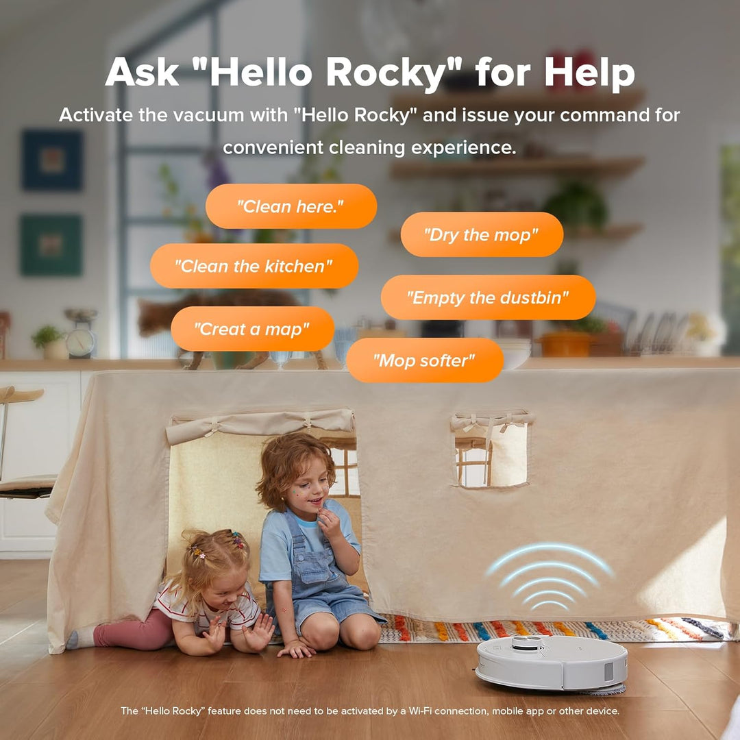 Roborock Qrevo Master Robot Vacuum and Mop Combo, 10,000Pa Suction, Flexiarm Design Side Brush & Mop, Auto Mop Washing & Drying, Self-Emptying&Refilling, Dock Self-Cleaning, Obstacle Avoidance, White