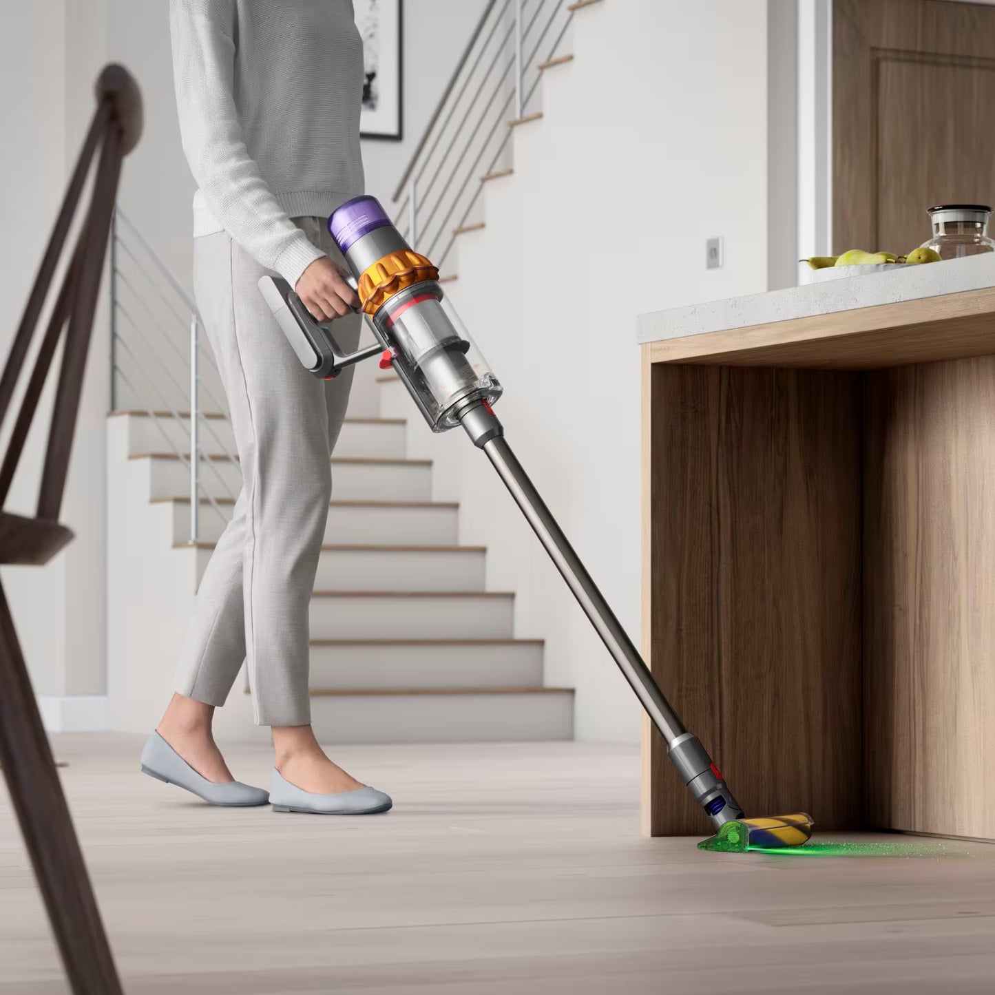 Dyson V15 Detect - Aspiradora inalámbrica amarillo/níquel