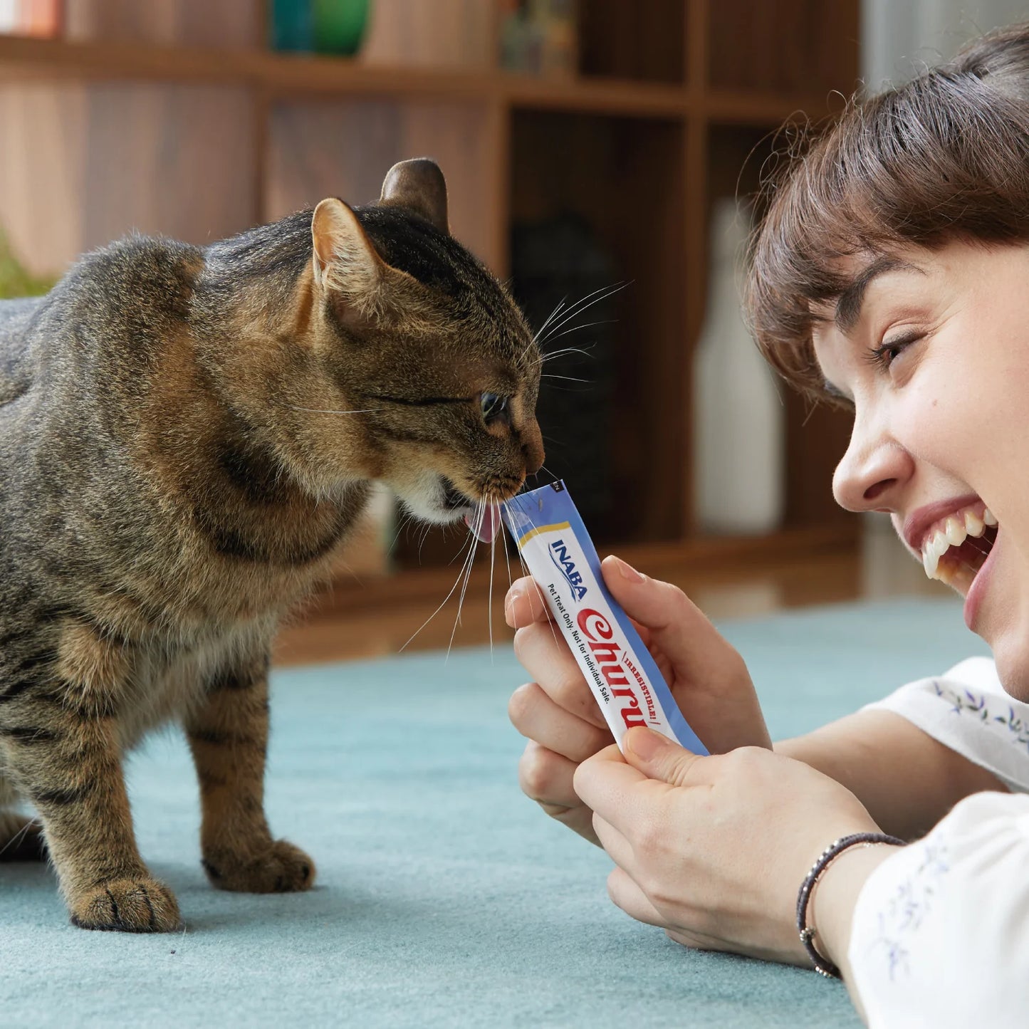 Inaba Churu Variedades de Atún – Snack Cremoso para Gatos (50 tubos)