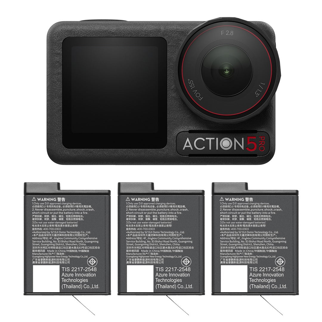 DJI Osmo Action 5 Pro Adventure Combo - Cámara de Acción 4K