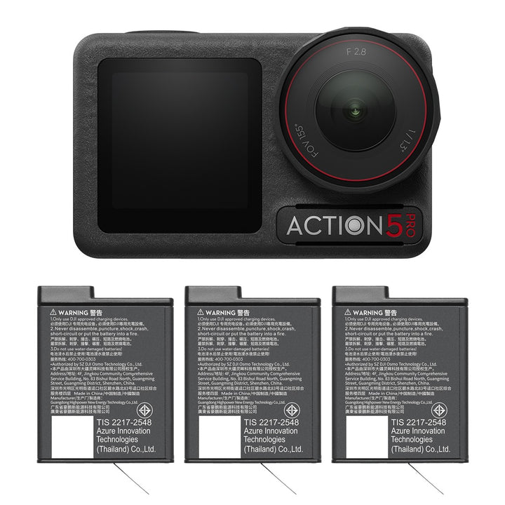 DJI Osmo Action 5 Pro Adventure Combo - Cámara de Acción 4K