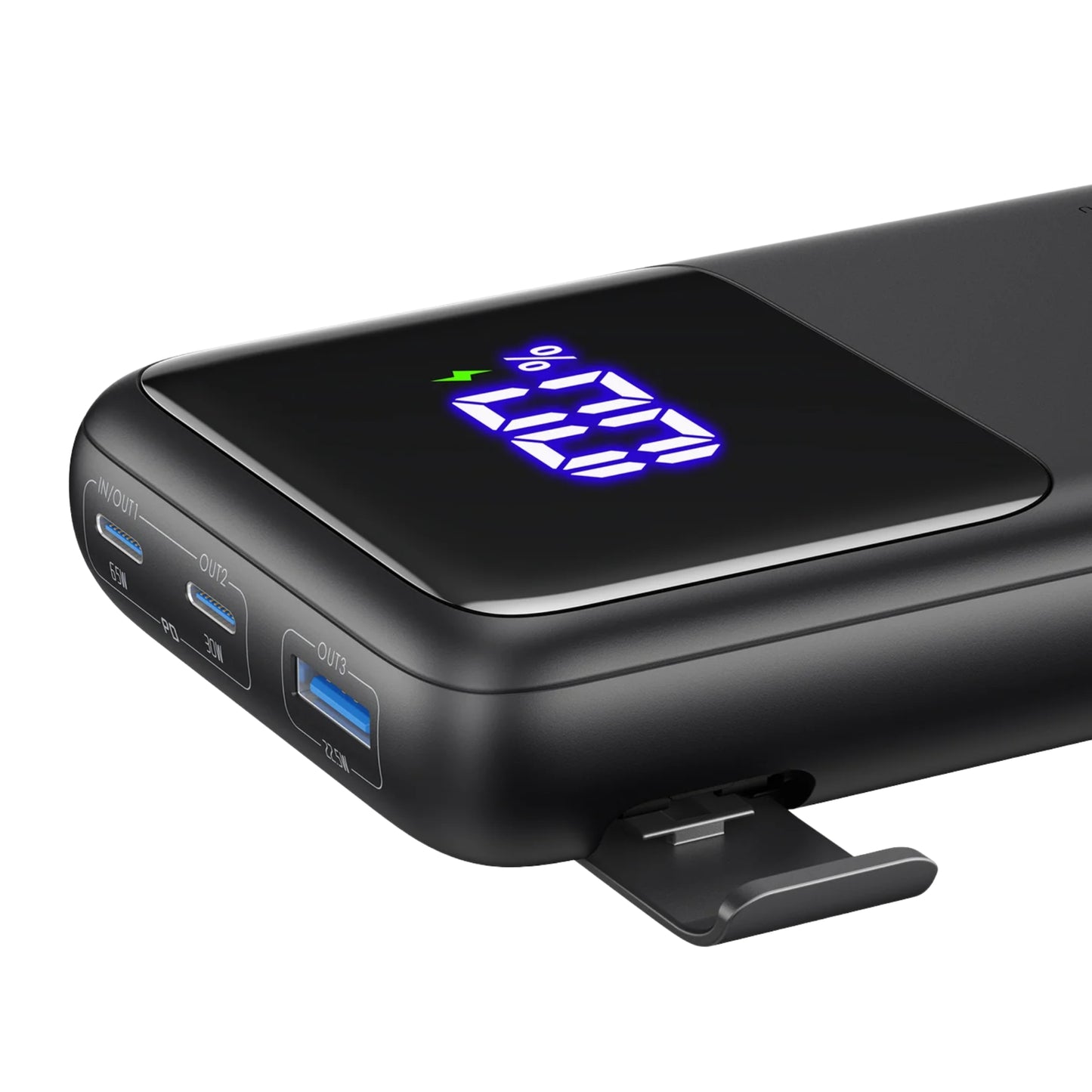 Power Bank INIU B63 25.000 mAh 100W con Display LED y Soporte Integrado