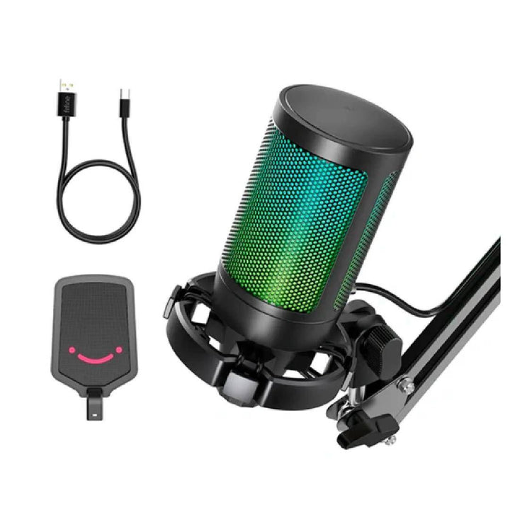 Kit Micrófono de Condensador USB FIFINE AmpliGame A6T con Brazo Articulado