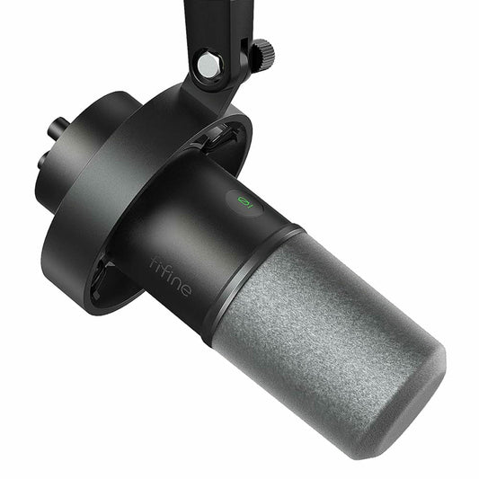 Micrófono FIFINE K688 USB/XLR Dinámico – Streaming y Podcast Profesional