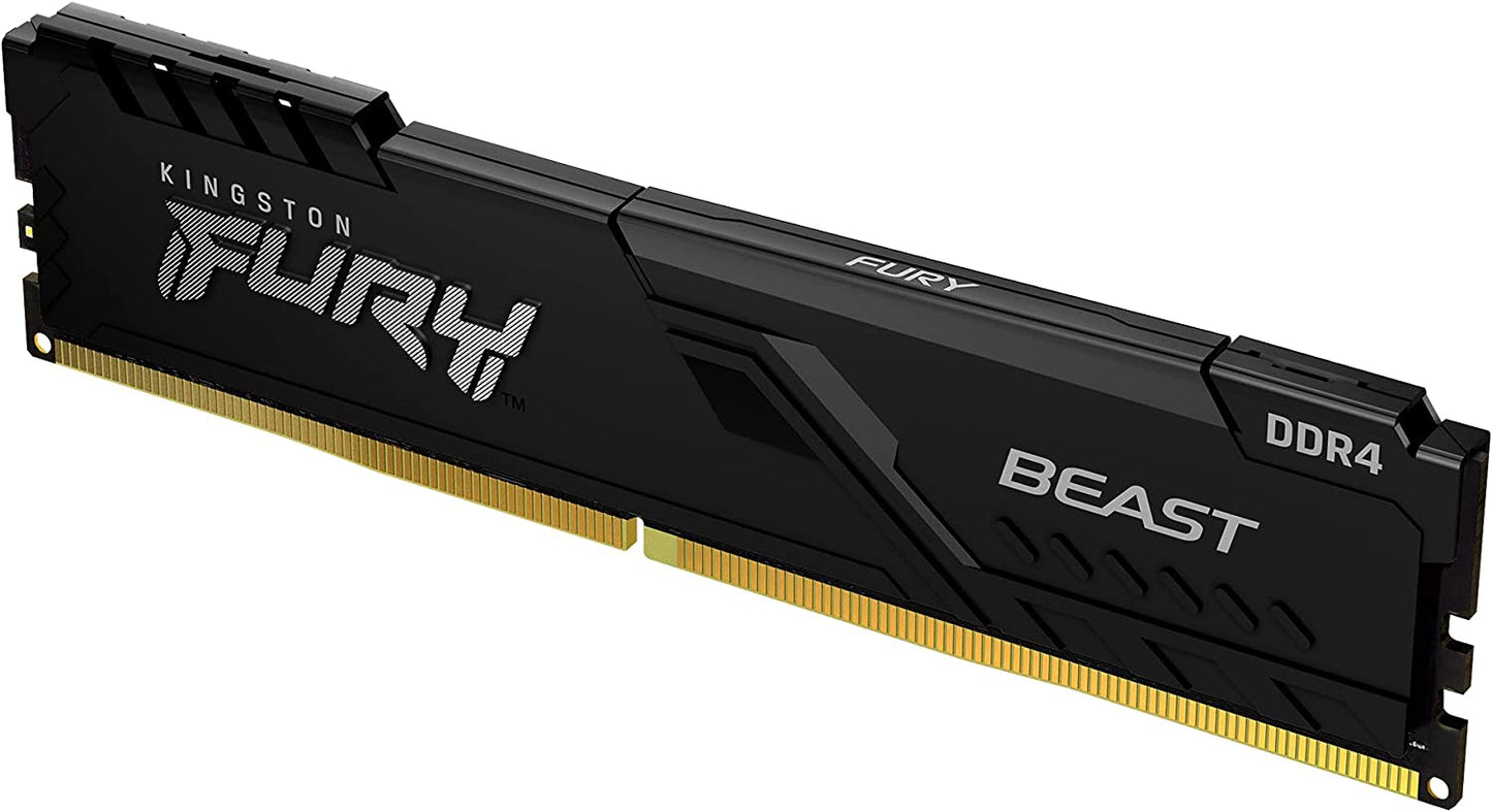 Kingston Fury Beast 64GB (2X32Gb) 3200Mt/S DDR4 CL16 Desktop Memory Kit of 2 KF432C16BBK2/64