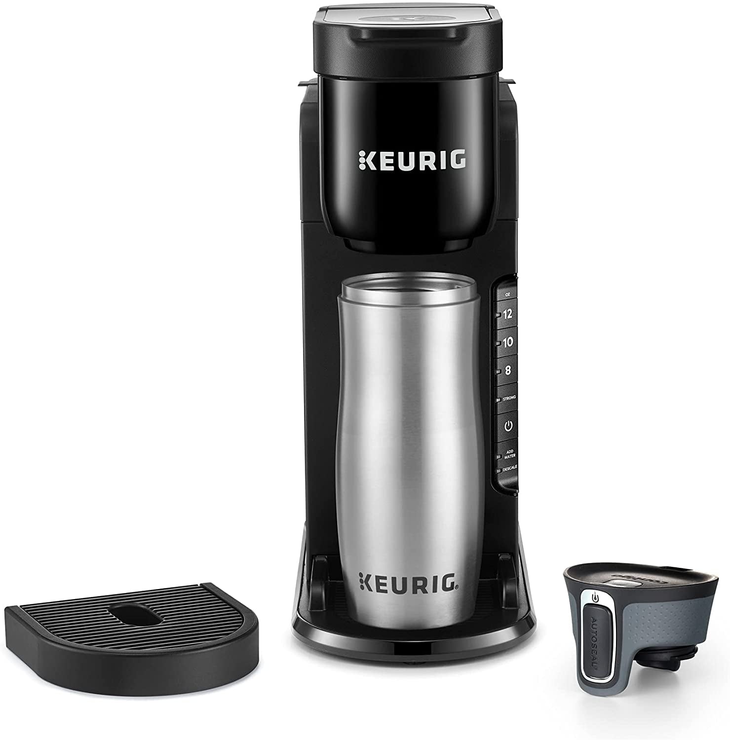 Keurig K-Express Single Serve K-Cup Pod Coffee Maker, 3 Brew Sizes, Strong Button Feature, 42Oz Removable Reservoir, Black