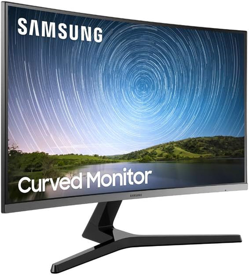 SAMSUNG 27-Inch CR50 Frameless Curved Gaming Monitor (LC27R500FHNXZA) – 60Hz Refresh, Computer Monitor, 1920 X 1080P Resolution, 4Ms Response, Freesync, Hdmi,Black