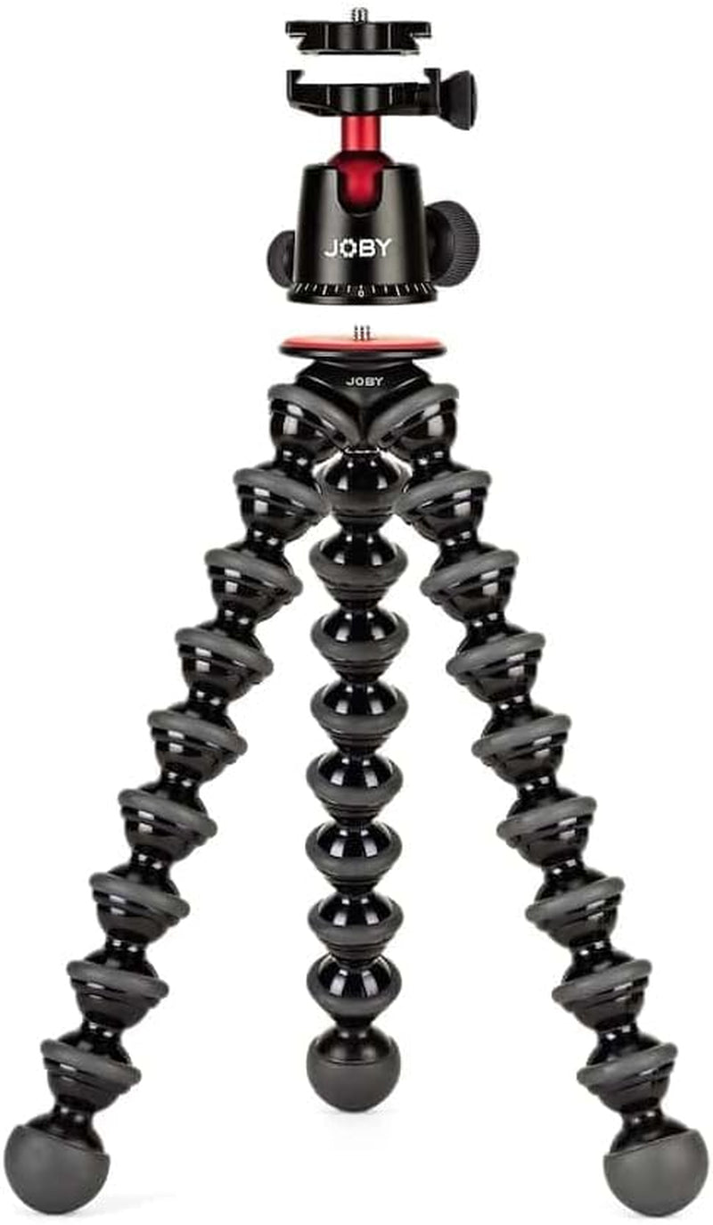 JOBY Gorillapod 5K Kit, Flexible Professional Tripod with Ballhead, for DSLR Camera and Csc/Mirrorless with Lens, up to 5 Kg Payload (11Lbs), Black